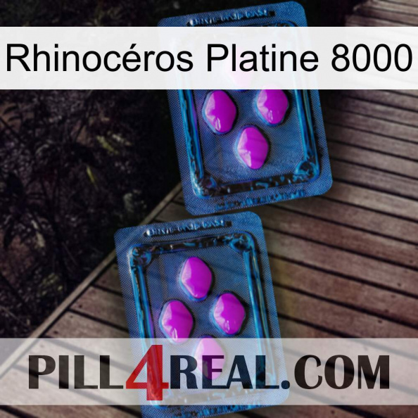 Rhinocéros Platine 8000 03